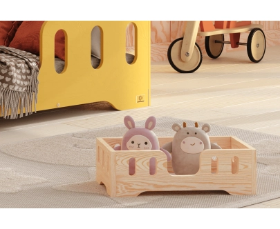 Łóżeczko dla lalek MINI TILA 2 Montessori Drewniane