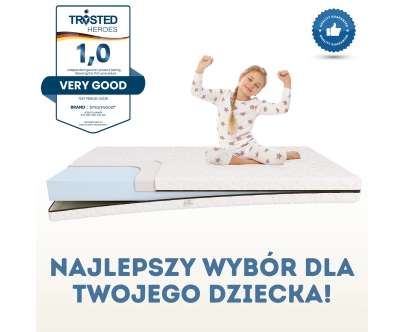 Materac piankowy dla dziecka 9 cm Średnia twardość (H2) - do Szuflady