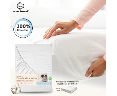 Zestaw Materac piankowy 14 cm i Prześcieradło dla dziecka Średnia twardość (H2) - rozmiar XL