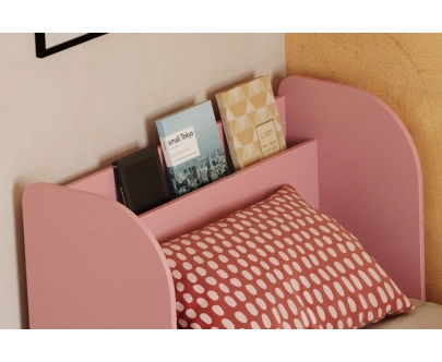 Łóżko dla dzieci i młodzieży z szufladą i stelażem FLOU D Klasyczne Drewniane