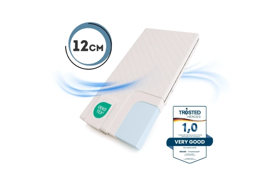 Materac piankowy dla dziecka 12 cm Średnia twardość (H2)