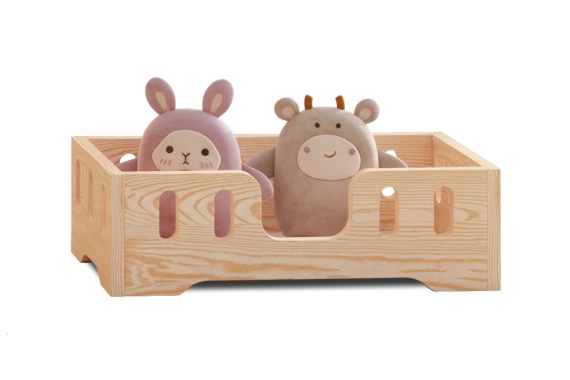 Łóżeczko dla lalek MINI TILA 2 Montessori Drewniane