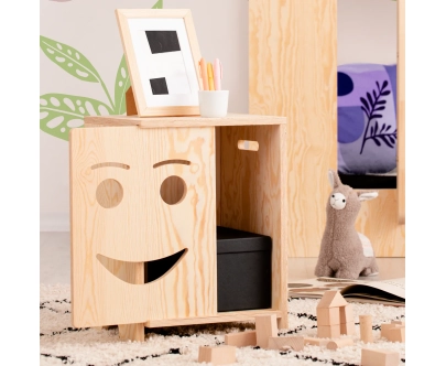 Szafka nocna dla dzieci KAPI Montessori Drewniana