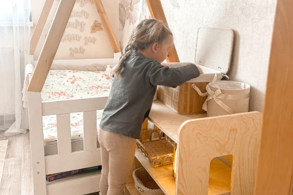 Regał dla dzieci MIMI RG Montessori Drewniany