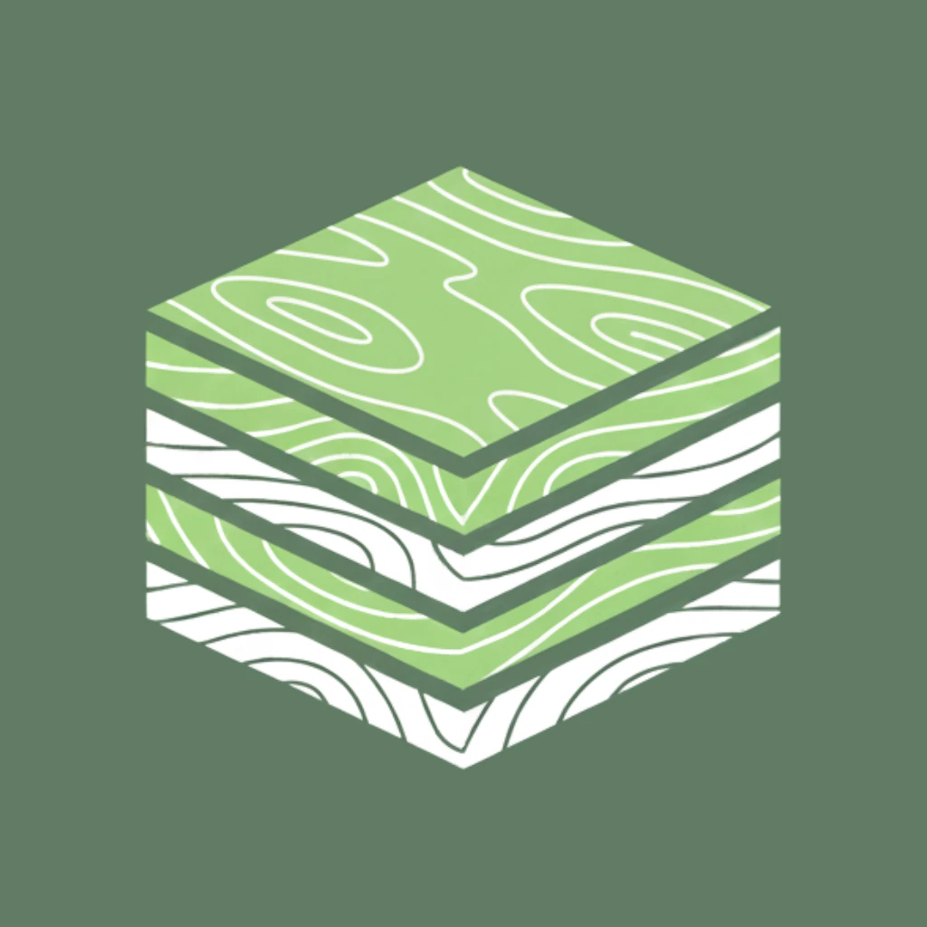 Symbol wytrzymałości - struktura sklejki sosnowej